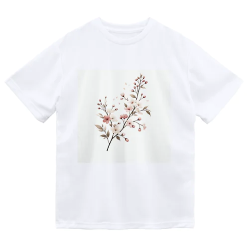 春の息吹 - 桜のデザイン ドライTシャツ