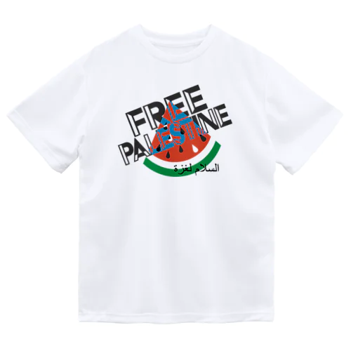 FREE PALESTINE ドライTシャツ