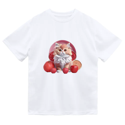 果物と子猫 Dry T-Shirt