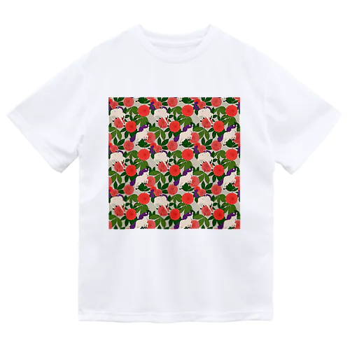 Unicorn and Peony　（ユニコーンと芍薬） Dry T-Shirt