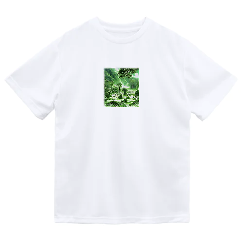 豊かな緑の風景 Dry T-Shirt