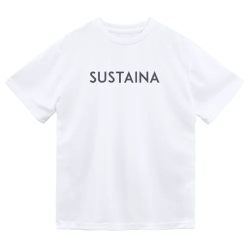 SUSTAINA（ロゴなしグレー文字） ドライTシャツ