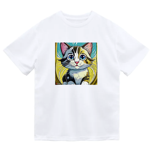 ダイナミックねこちゃん Dry T-Shirt