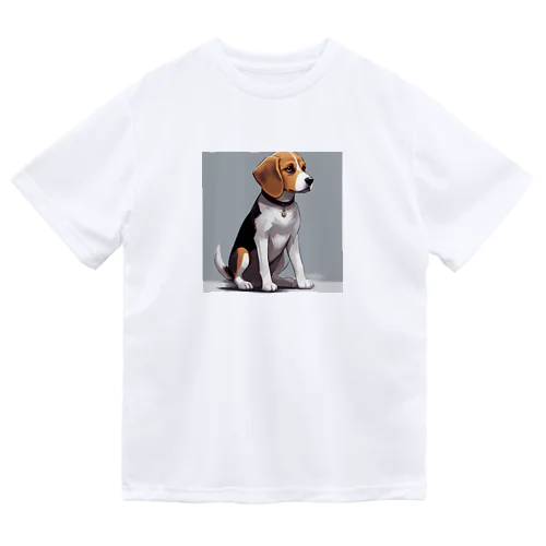 可愛らしいビーグル犬が Dry T-Shirt