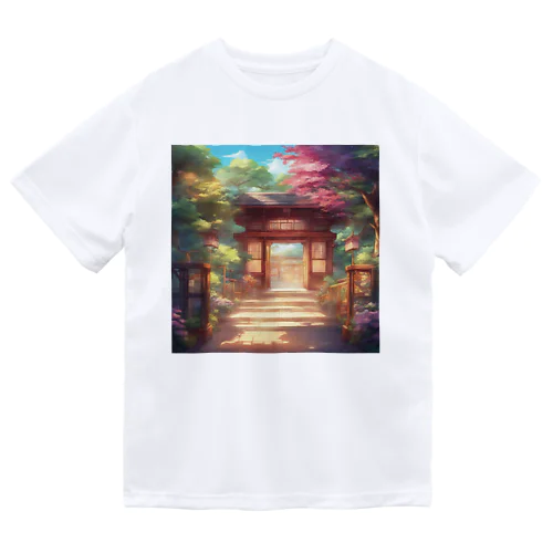 【風景】寺院 ドライTシャツ