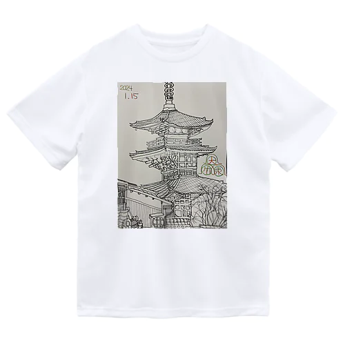 清水寺 ドライTシャツ