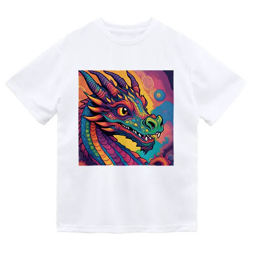 サイケドラゴン ドライTシャツ