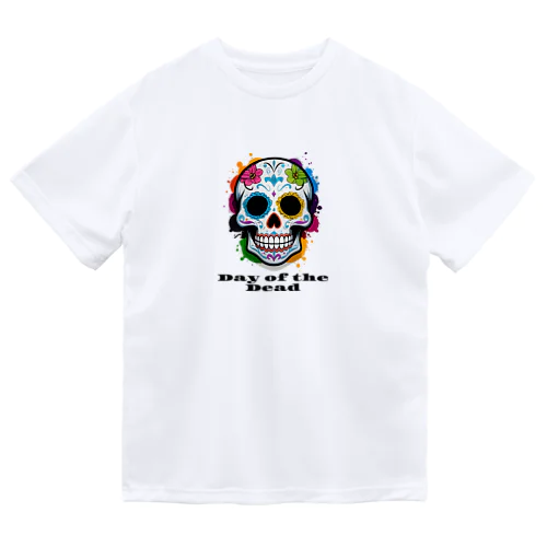 Day of the Dead スカル Dry T-Shirt