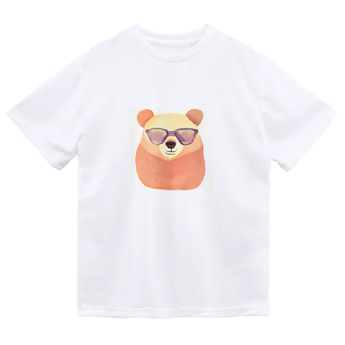 メガネっクマ① Dry T-Shirt