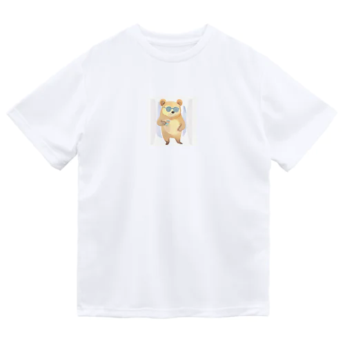 メガネっクマ② Dry T-Shirt