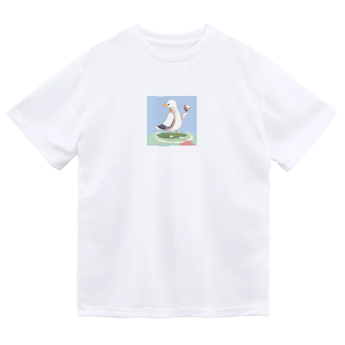 野球をする鴎 Dry T-Shirt