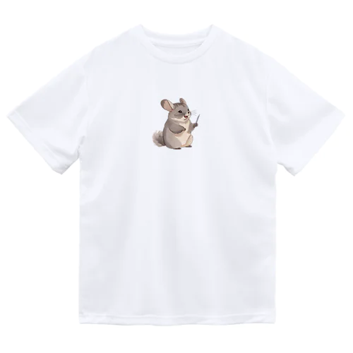 いたずらチンチラ ドライTシャツ