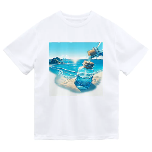 砂浜の宝物 ドライTシャツ