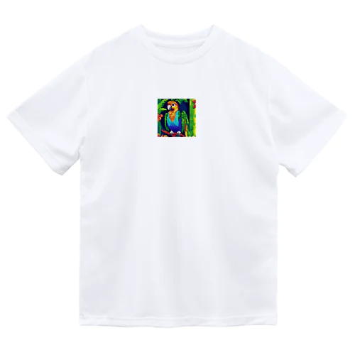 🌈スパンコールオウム Dry T-Shirt