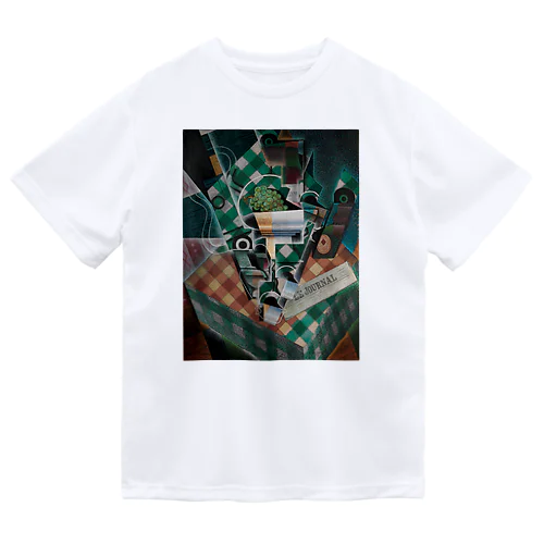 縞模様のテーブルクロスのある静物画 / Still Life with Checked Tablecloth Dry T-Shirt