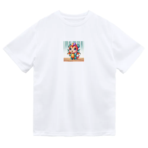 魅力的なドラゴンのマスコットキャラクター Dry T-Shirt