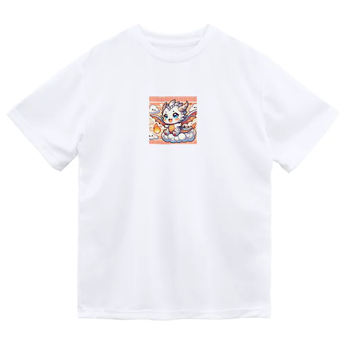 超かわいい！マスコットキャラクターのドラゴン Dry T-Shirt