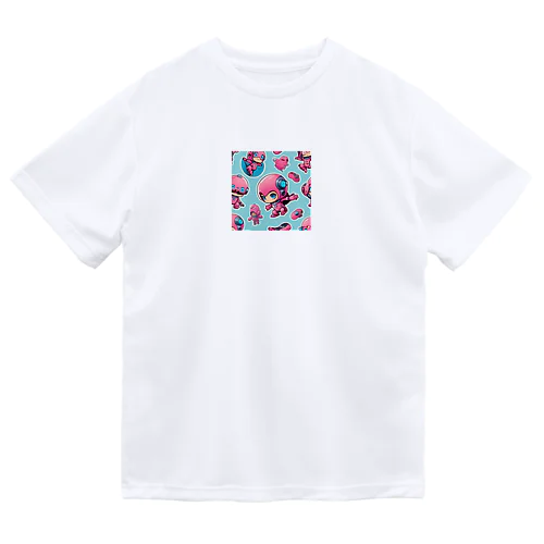 宇宙ロボットダンサーイラストグッズ Dry T-Shirt