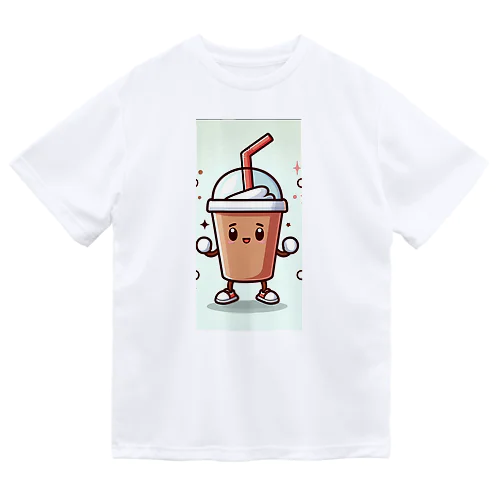一緒に飲みたくなるかわいいドリンクのキャラクター Dry T-Shirt