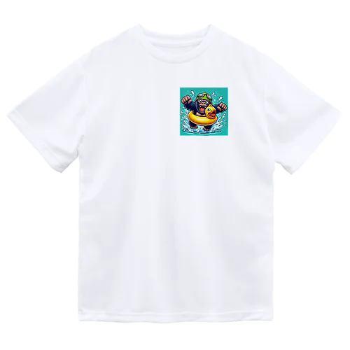 泳げゴリラくん！ ドライTシャツ