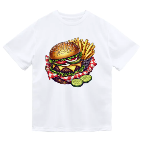 チーズバーガーセット ドライTシャツ