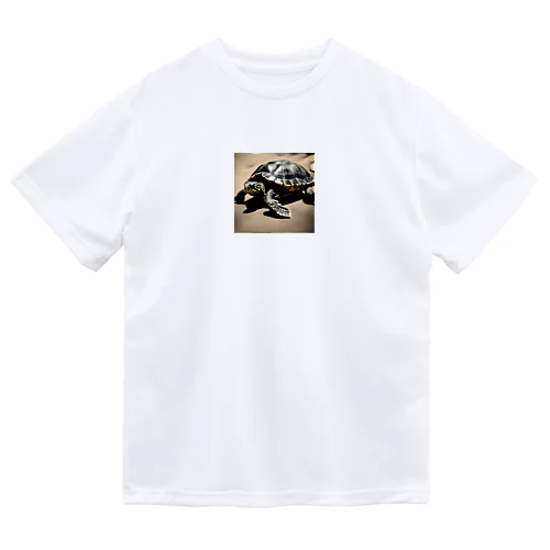 １、明日に向かって進むカメ Dry T-Shirt