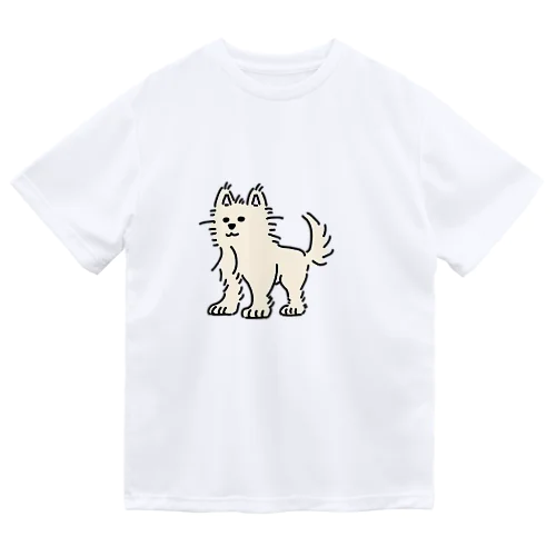 かわいいぬ(色付き Dry T-Shirt