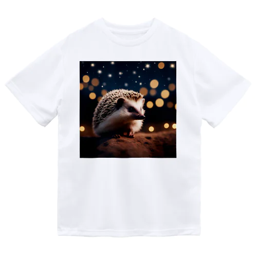 夜空を見ているハリネズミ Dry T-Shirt