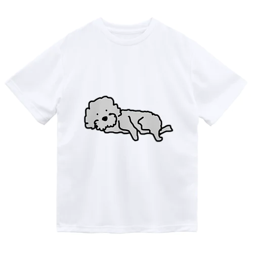 なにか？とちょっ起きるワンさん　犬 Dry T-Shirt