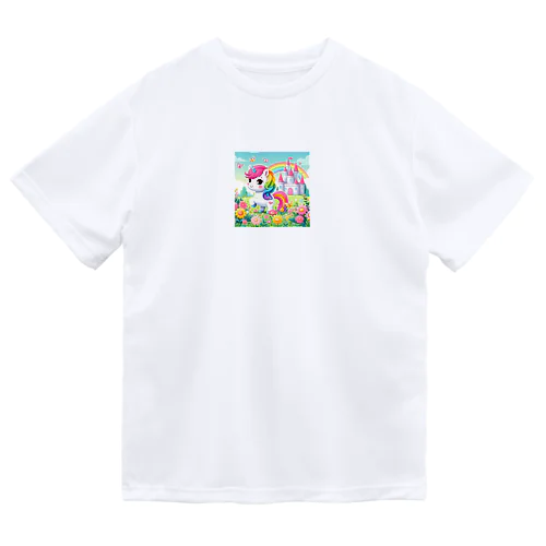 虹のユニコーン ドライTシャツ