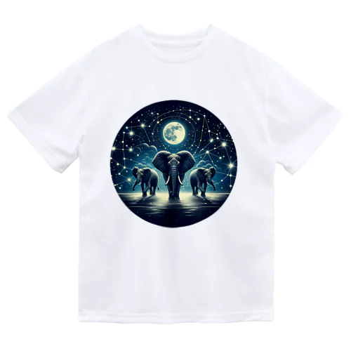 Night  Elephant Symphonic ドライTシャツ