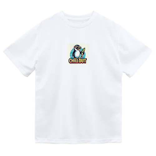 かっこいいペンギン ドライTシャツ