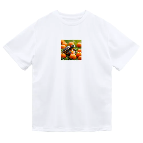 オレンジミドリガメ Dry T-Shirt