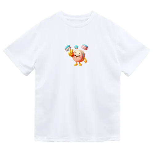 かわいいマカロンちゃん ドライTシャツ