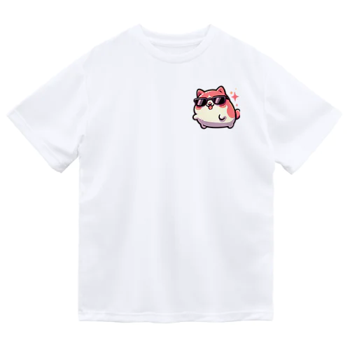 サングラスねこ⑤ ドライTシャツ