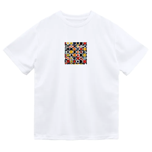 北欧　ドット柄　マリメッコ風　Scandinavian dot pattern Dry T-Shirt