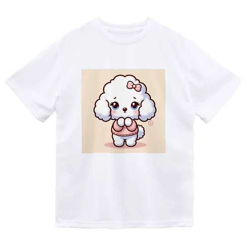 【ステッカー】ふわもこワンコ - うるうるver ドライTシャツ