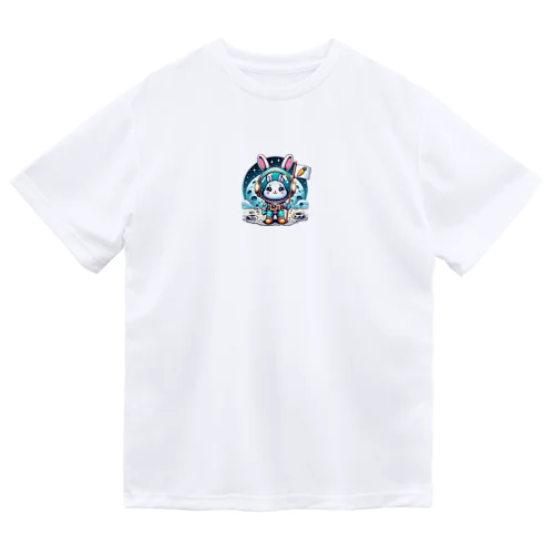 宇宙へ　着陸　うさぴ Dry T-Shirt