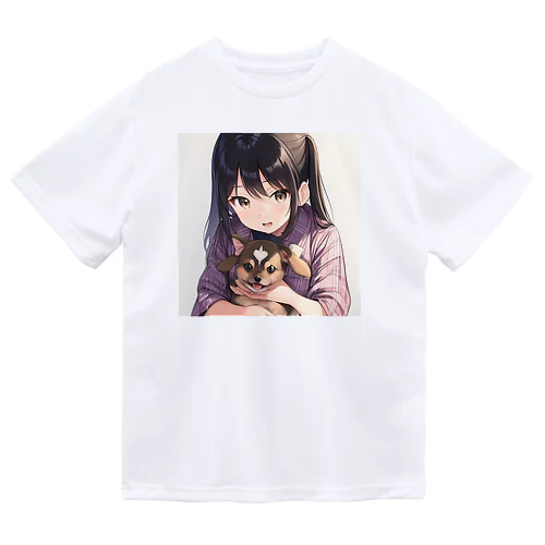 犬と少女 Dry T-Shirt