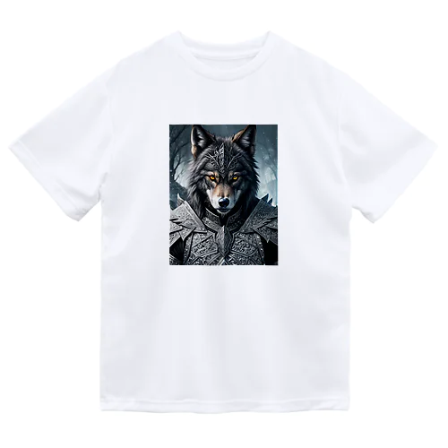 月夜の守り手 - 狼の守護神 Dry T-Shirt