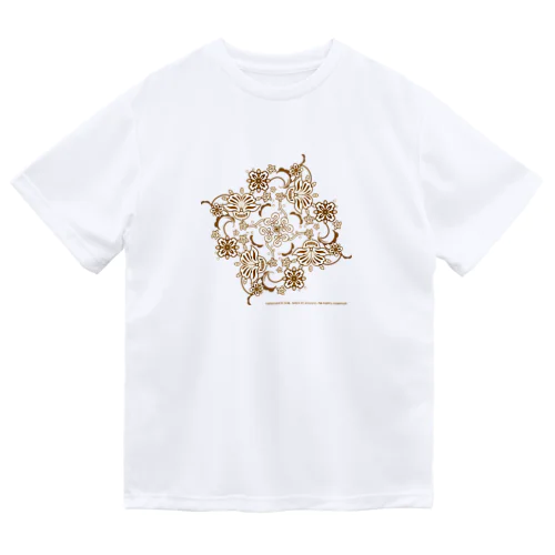 ゴールドフラワー Dry T-Shirt