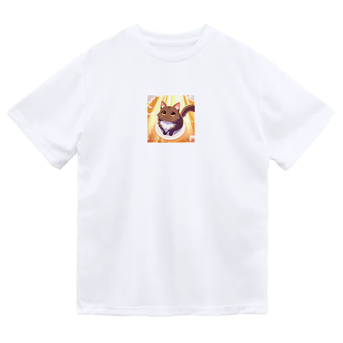 茶色い猫 Dry T-Shirt