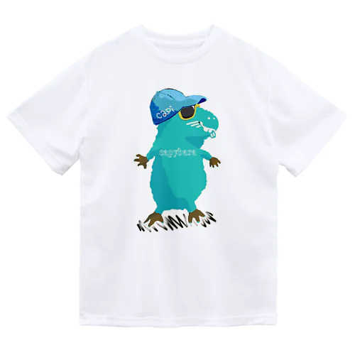 カピバラ‐🧢🕶ｂ1 Blue Dry T-Shirt