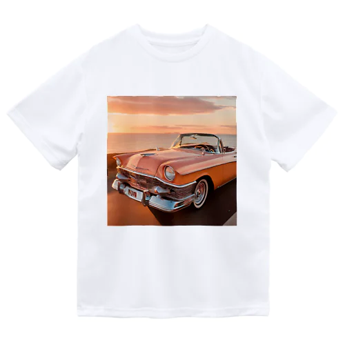 SUNSET ハワイアンクラシックカー Dry T-Shirt