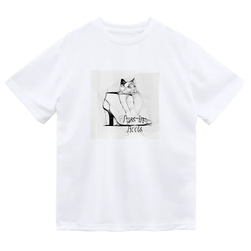 長靴の猫 Dry T-Shirt