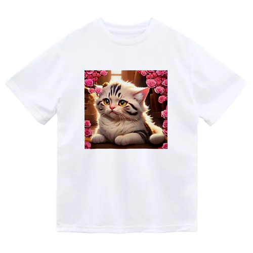 Roseにゃんこ Dry T-Shirt