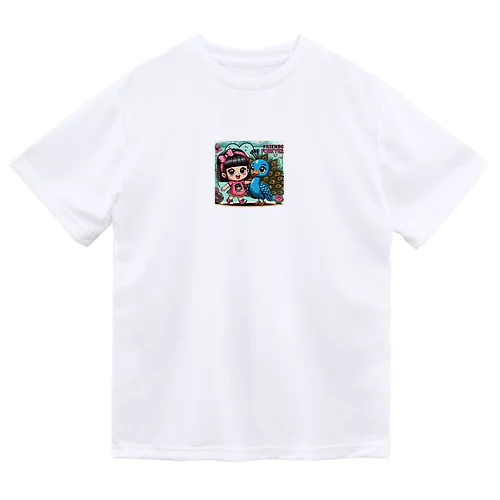 アニメ風に描かれたこのイラスト Dry T-Shirt