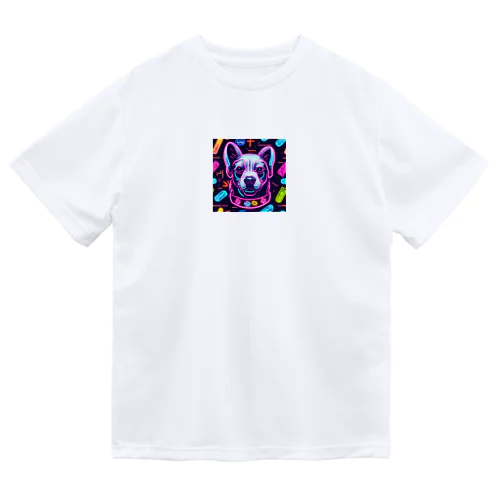 neon dog ドライTシャツ