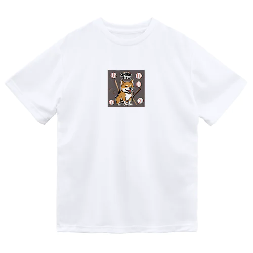 かわいい柴犬グッズ 野球 Dry T-Shirt