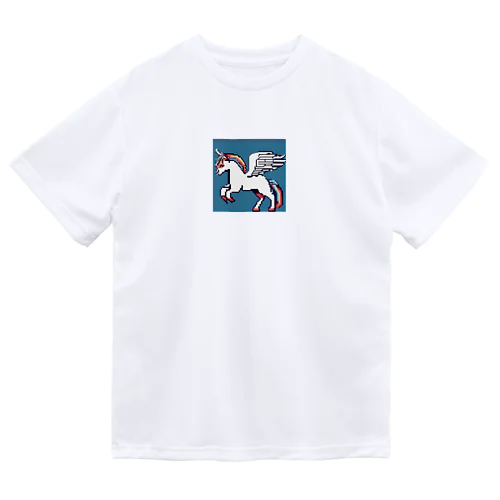 ドット絵ユニコーン Dry T-Shirt